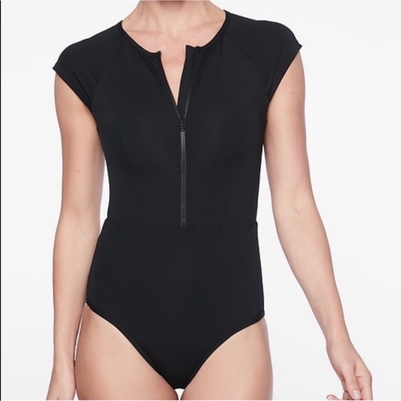 Athleta Other - Athleta Cortes Short Sleeve One Piece Swimsuit